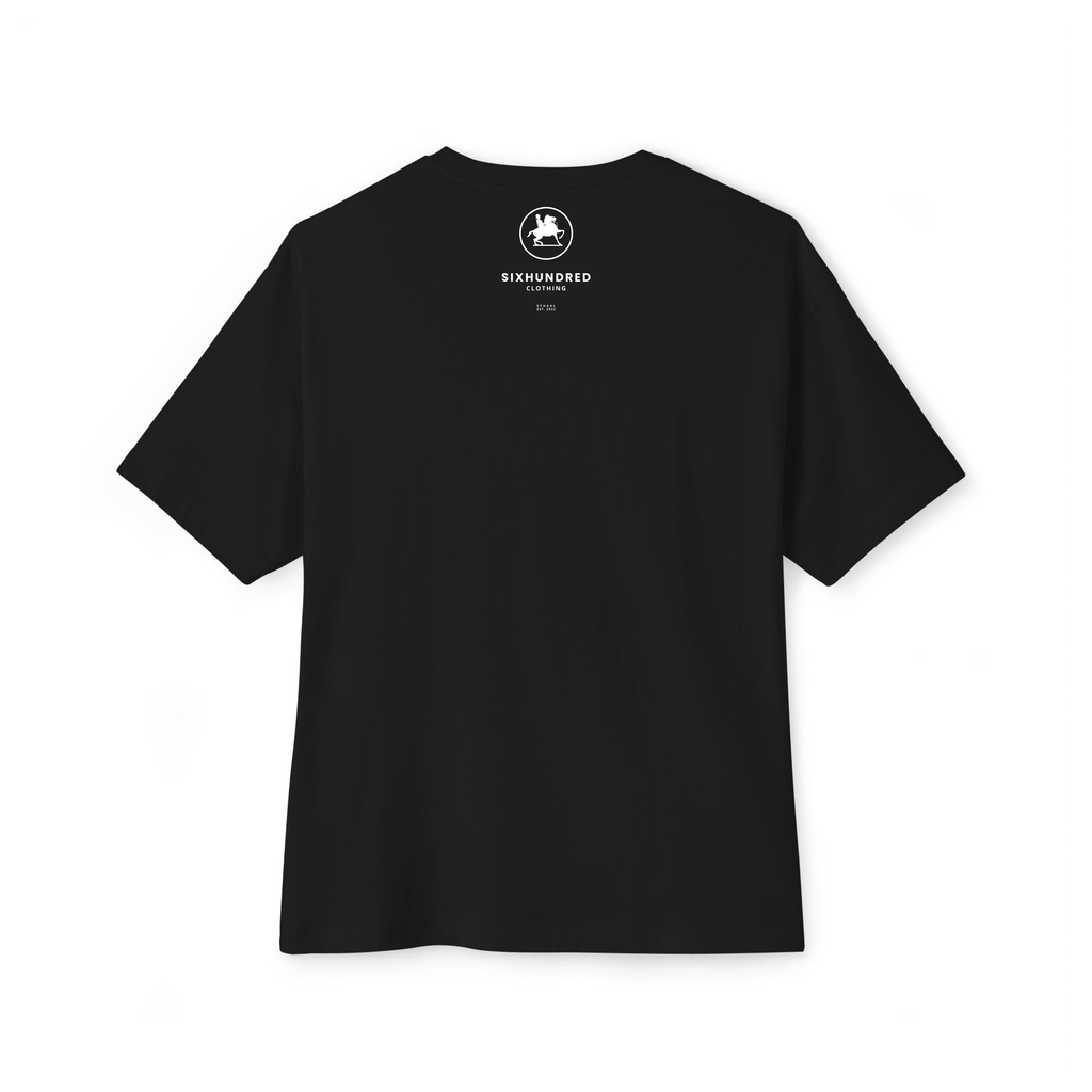 600 Area Code Tee Black Back Six Hundred Clothing