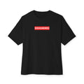 600 Red Box Tee Black Front Six Hundred Clothing