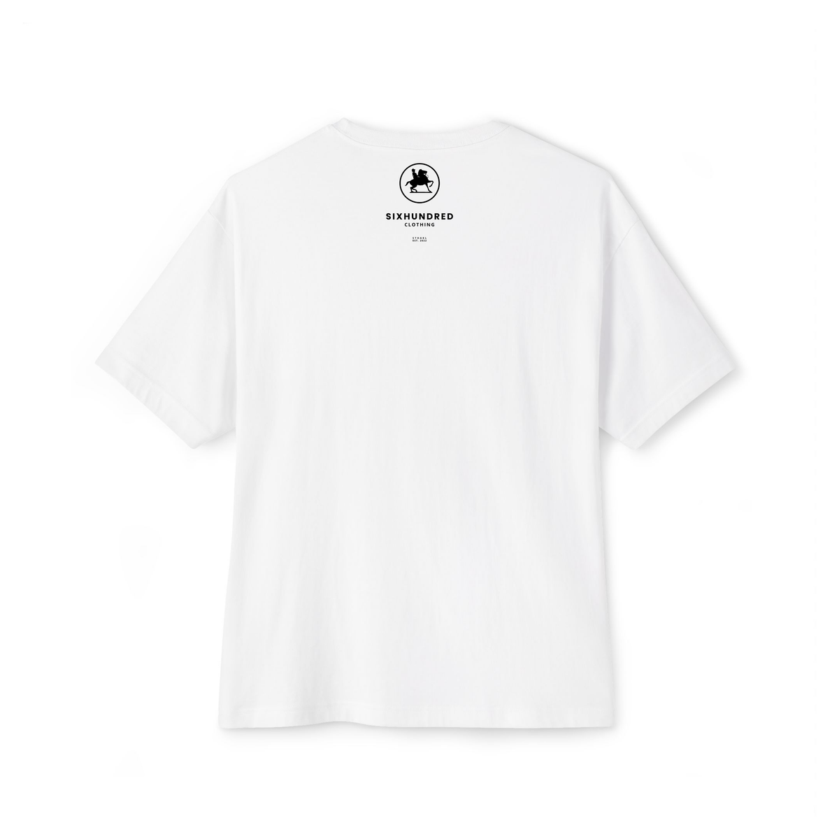 600 Red Box Tee White Back Six Hundred Clothing
